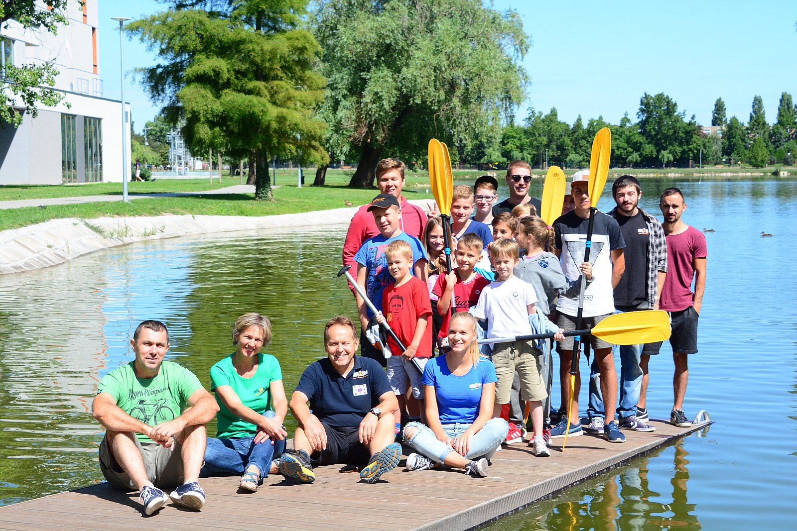 Kajak-kenu, SUP, vitorlás és bicikli - tábor a Csónakázó-tónál